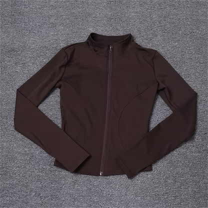 Women's Long Sleeve Zip-Up Sports Jacket