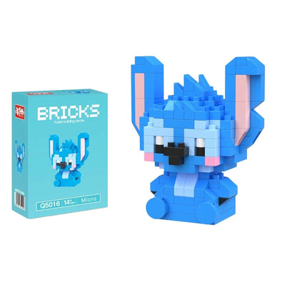 Cute Cartoon Mini Building Blocks Set – Disney & Sanrio Character Bricks