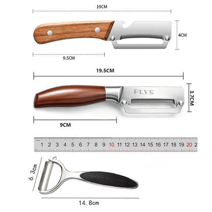 Stainless Steel Vegetable & Fruit Peeler – Multi-Function Kitchen Tool