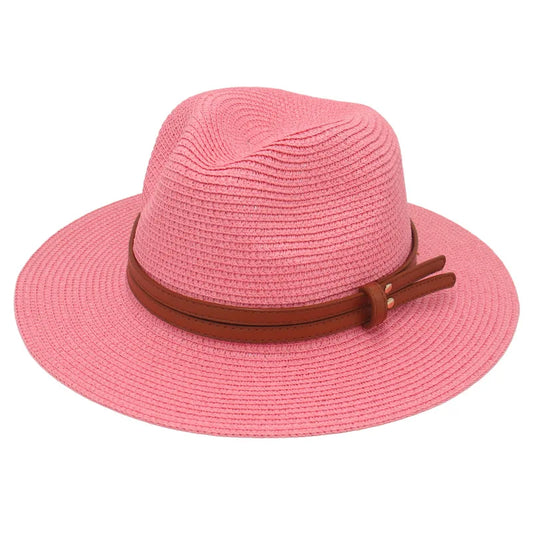 Panama Straw Sun Hat – Unisex Wide Brim Beach Hat