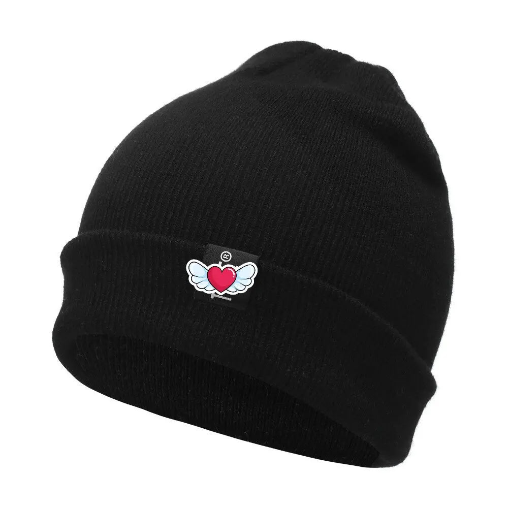 Embroidered Knit Beanie Hat for Men & Women – Winter Warm