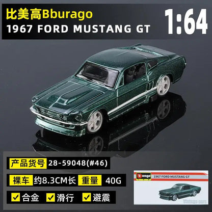1:64 Diecast Car Model – Bburago Collectible Alloy Vehicle Toy