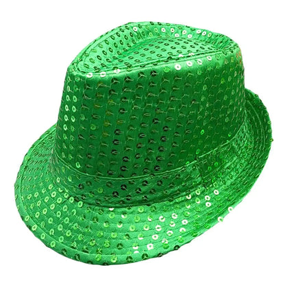 Sequin Jazz Fedora Hat – Shiny Party & Performance Cap