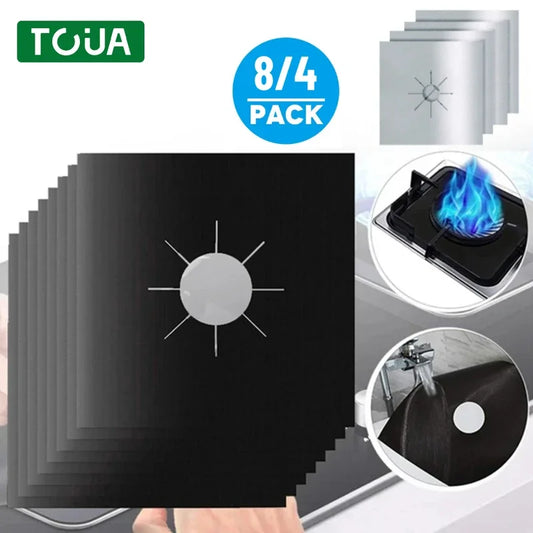 Gas Stove Burner Covers – Reusable Stovetop Protector Liners