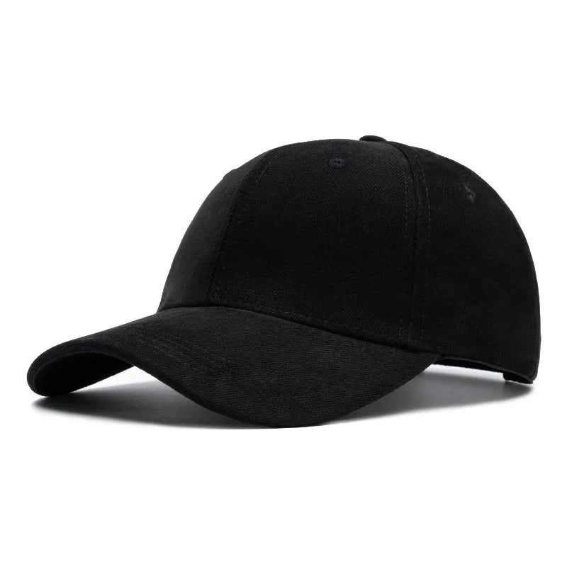 Unisex Adjustable Baseball Cap – Solid Retro Snapback Hat for Men & Women