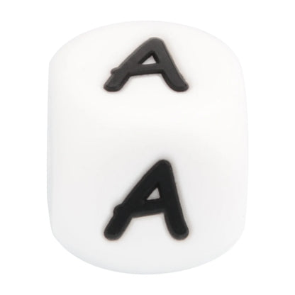 Silicone Alphabet Letter Beads 12mm – 40pcs Food Grade Teething