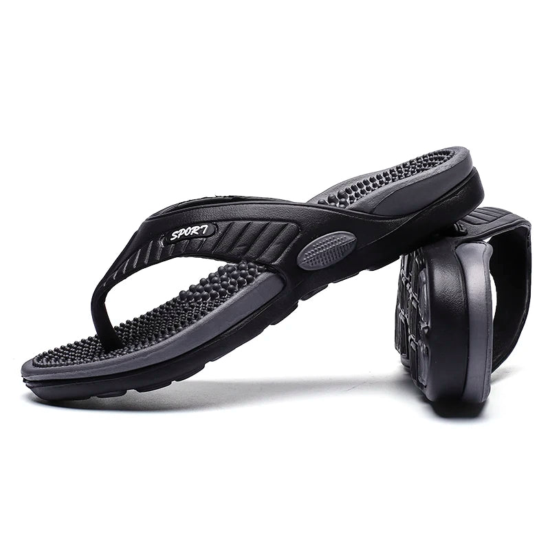 Men's Massage Flip Flops – Acupressure Beach Sandals