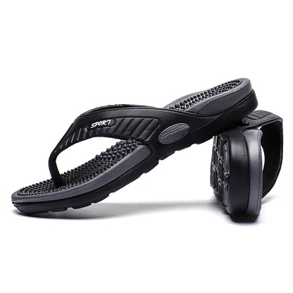 Men's Massage Flip Flops – Acupressure Beach Sandals