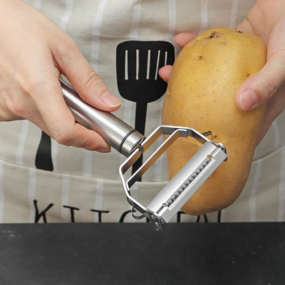 4-in-1 Stainless Steel Vegetable Peeler & Julienne Slicer