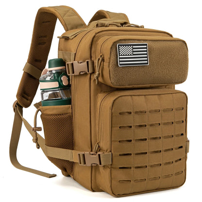 25L Tactical Backpack – MOLLE Gym & Hiking Rucksack for Men & Women