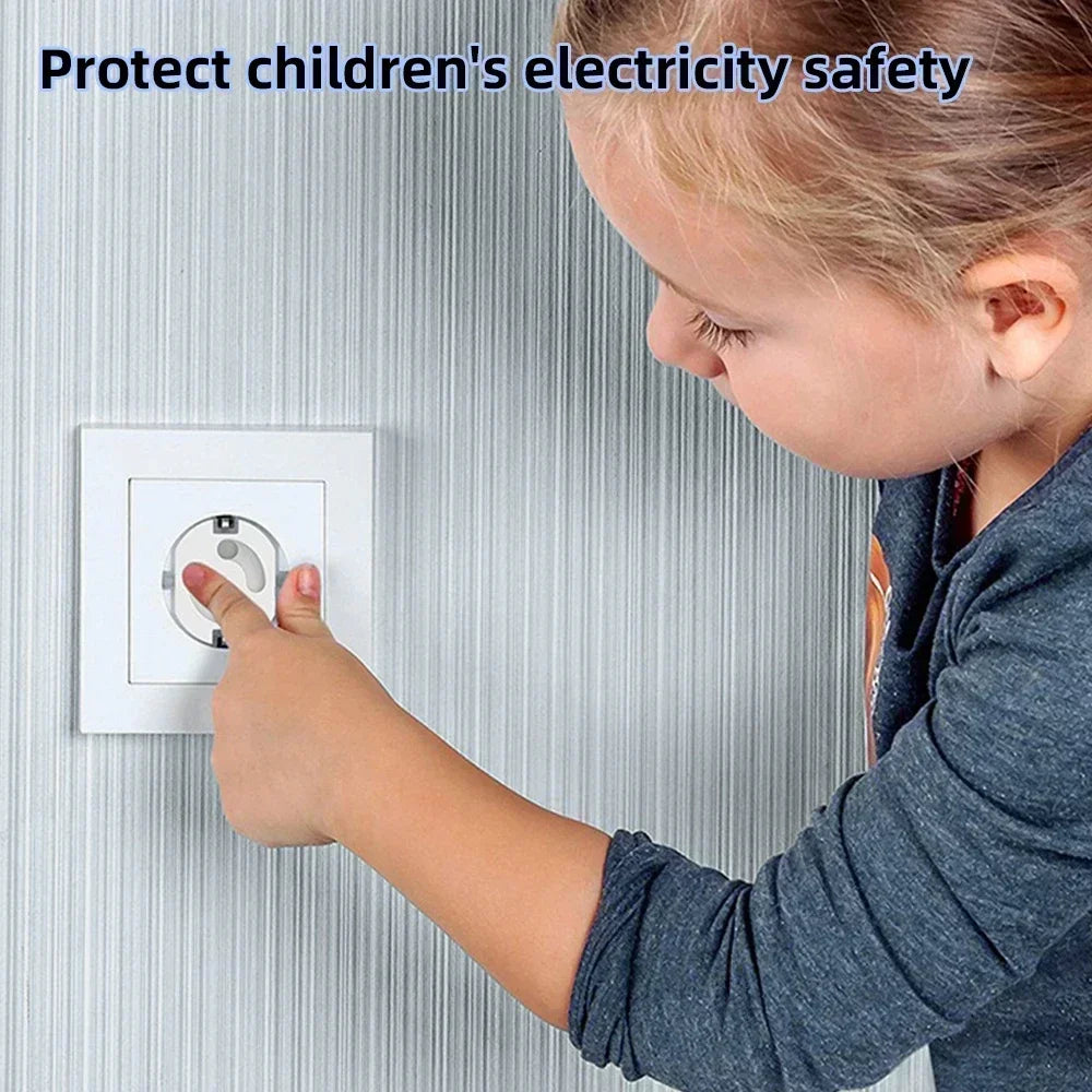 Baby Proof EU Outlet Safety Covers – Child Electric Socket Plugs