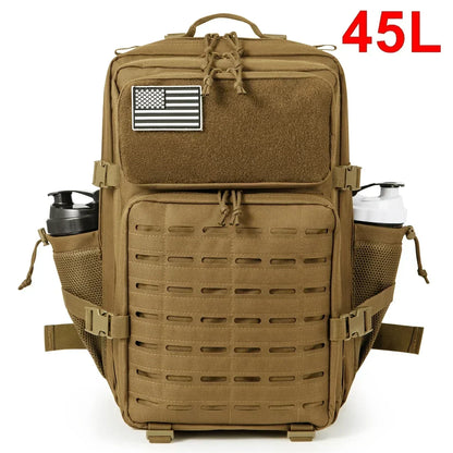 Tactical MOLLE Backpack – 25L & 45L Hiking Rucksack