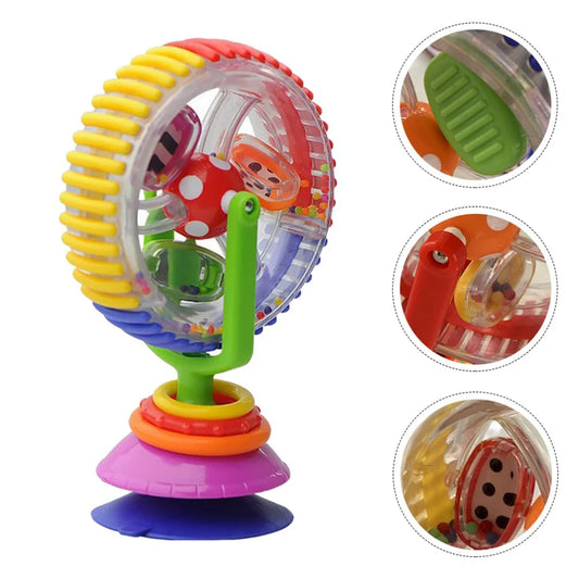 Baby Ferris Wheel Rattle Toy with Suction Cup – Sensory Development
