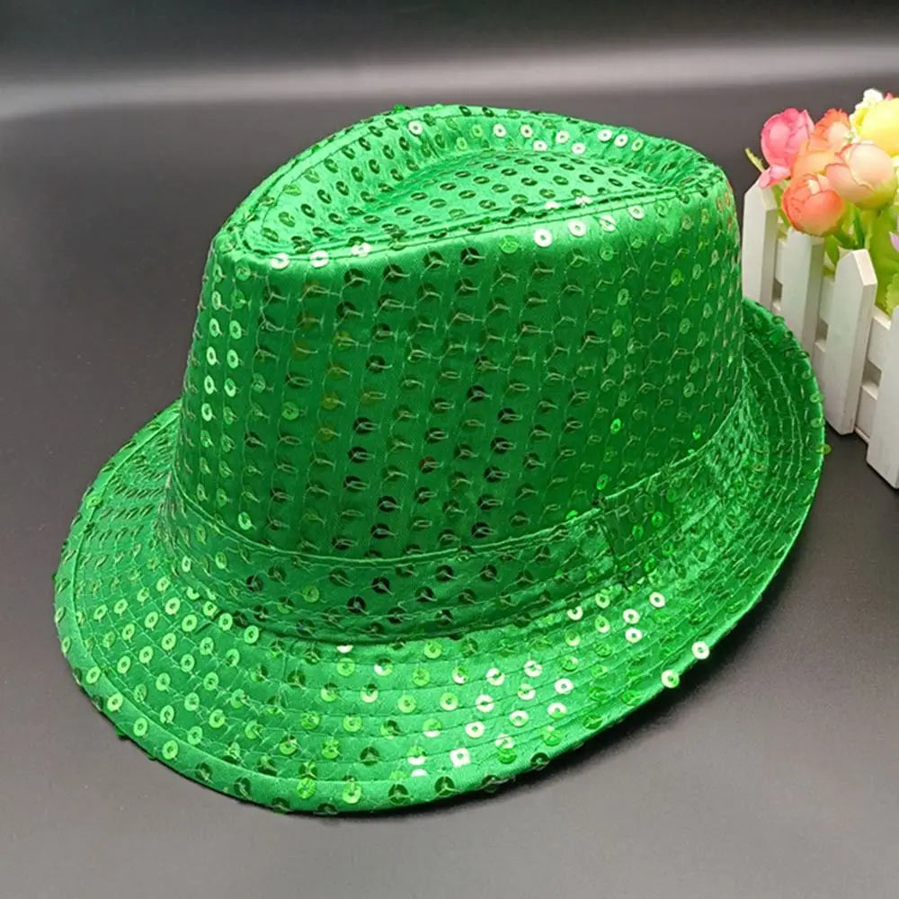 Sequin Jazz Fedora Hat – Shiny Party & Performance Cap