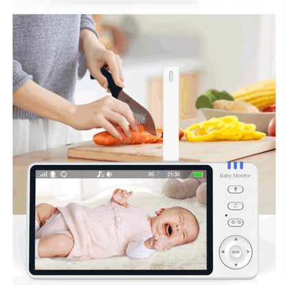 5-Inch Video Baby Monitor with Zoom & Night Vision