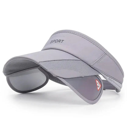 Sun Visor Cap with Retractable UV Shield – Sport Outdoor Hat