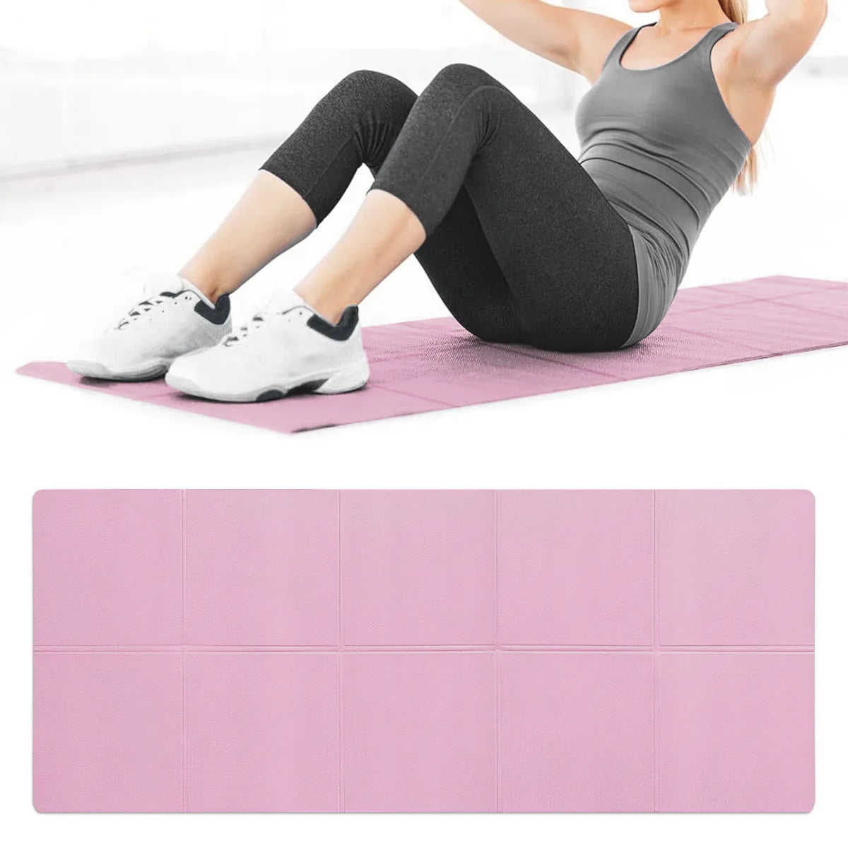 EVA Yoga Mat – 4mm Anti-Slip Exercise & Pilates Mat