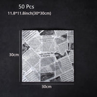 50pcs White 11.8in