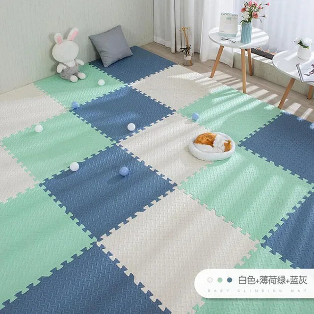 Foam Baby Play Mat – 16-Piece Interlocking Puzzle Tiles
