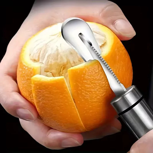 Stainless Steel Citrus Peeler – Professional Lemon & Orange Zester