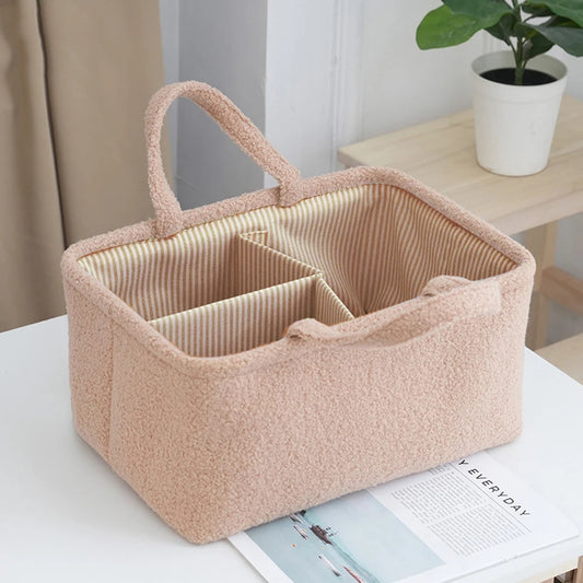 Diaper Caddy Organizer – Portable Baby Storage Handbag for Moms