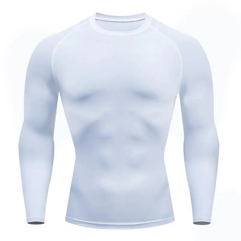 Men's Compression Long Sleeve Shirt – Quick-Dry Gym Top