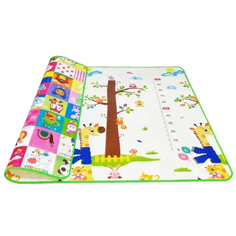 Baby Play Mat Double Sided – Non-Toxic EPE Foam Crawling Mat for Infants & Toddlers