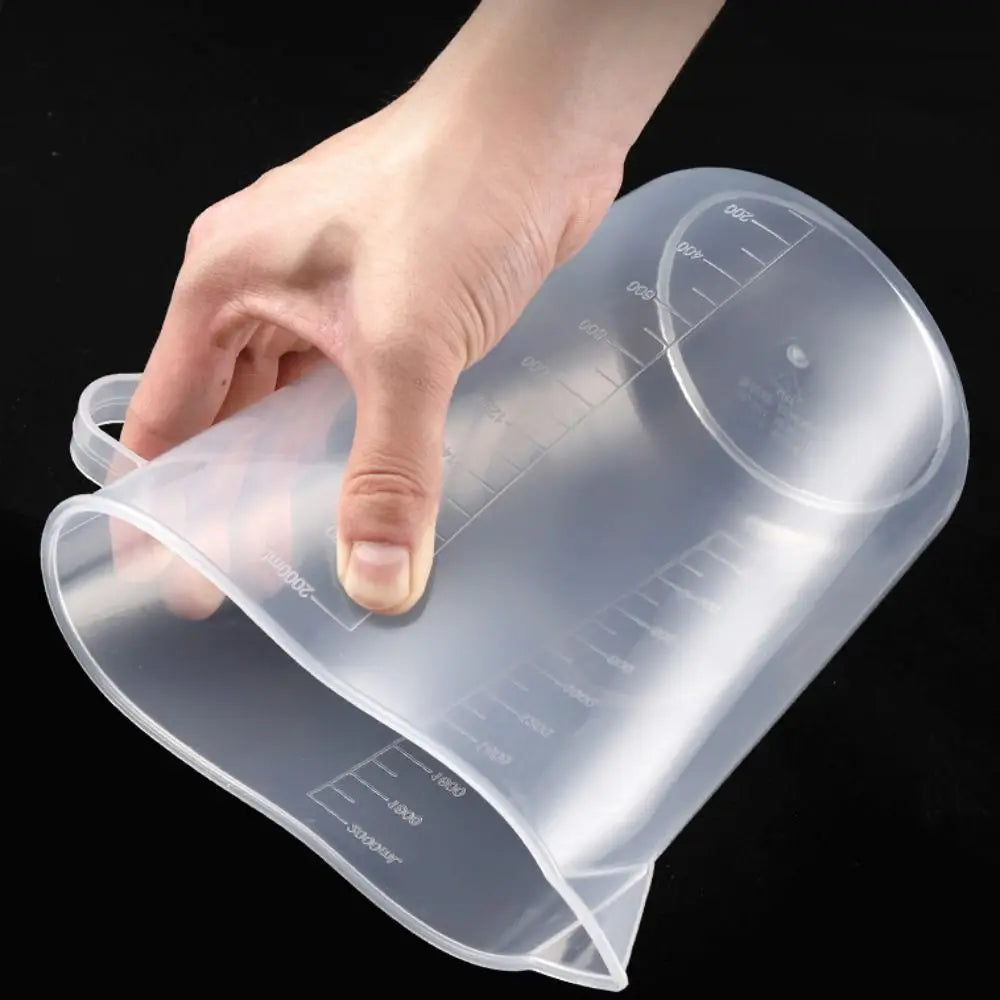 Clear Plastic Graduated Measuring Cup – Multiple Sizes with Lid Option