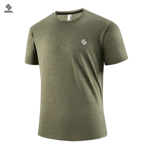 Men's Quick-Dry Athletic T-Shirt – Loose Fit Running & Fitness Tee