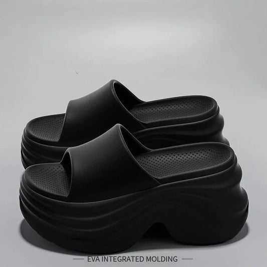 Women's EVA Platform Slides – Thick Sole Non-Slip Beach Sandals