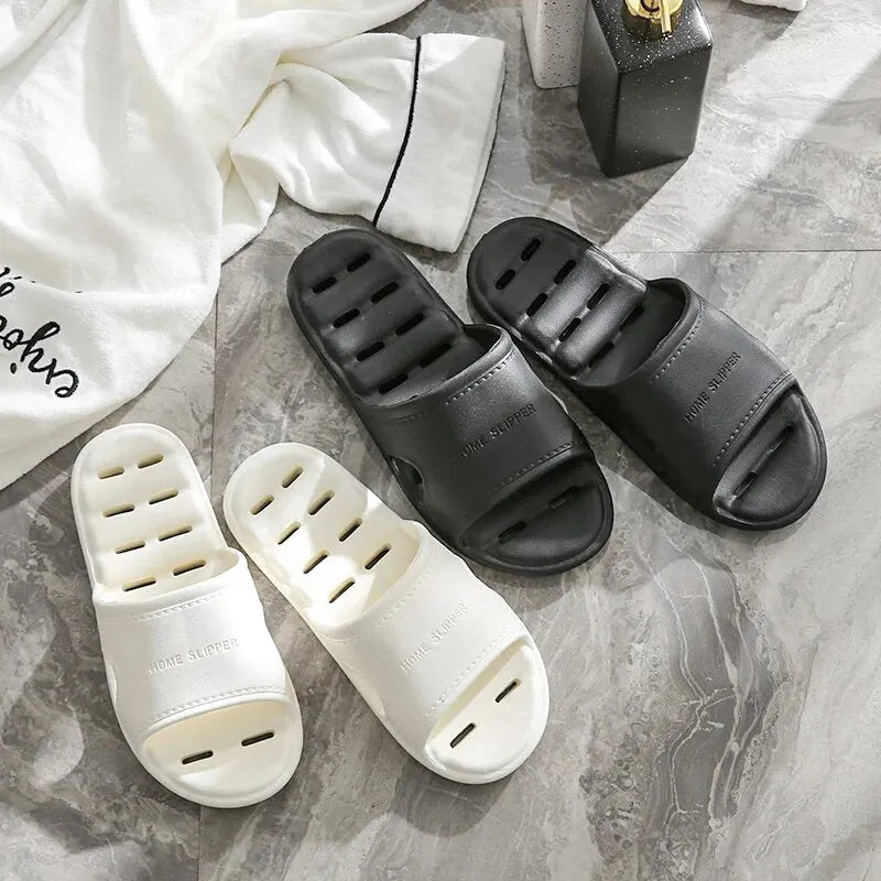 Non-Slip Shower Slippers – Unisex EVA with Drainage Holes