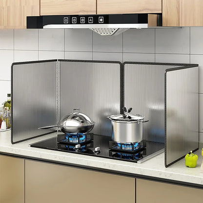 Oil Splatter Guard – Stainless Steel Grease Splash Screen for Stovetop