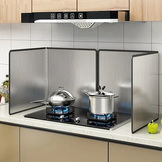Oil Splatter Guard – Stainless Steel Grease Splash Screen for Stovetop