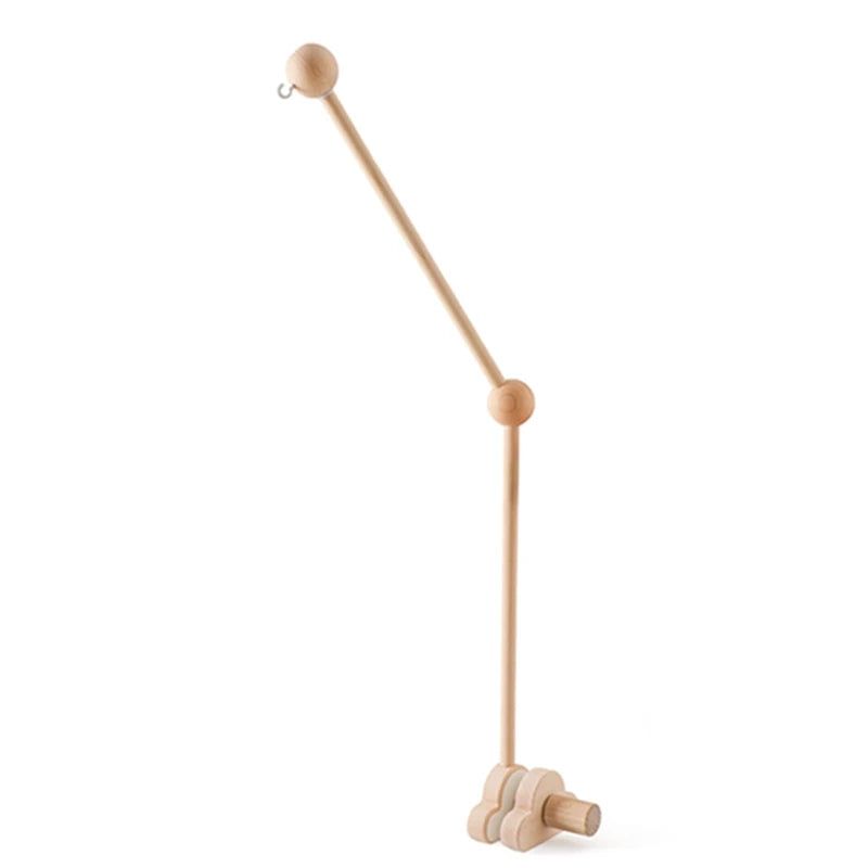 Wooden Baby Mobile Arm Bracket for Crib – Newborn Hanging Toy Holder