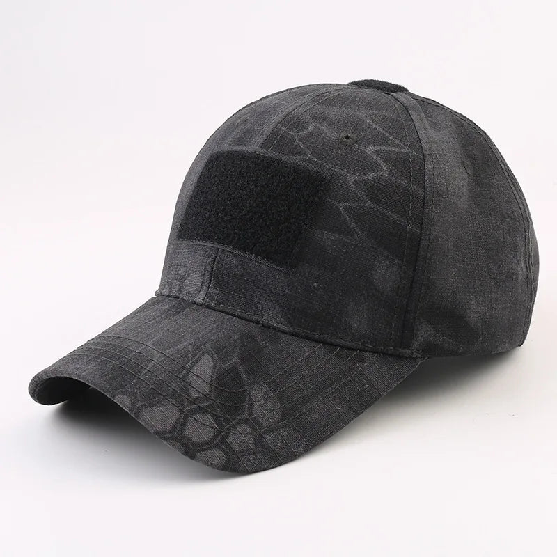 Tactical Camo Baseball Cap – Adjustable Unisex Hat