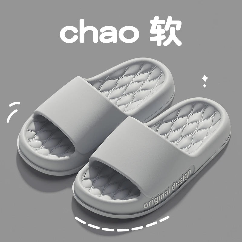 Men's Cloud Slide Sandals – Soft Non-Slip Indoor Outdoor Slippers