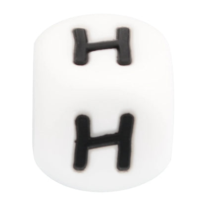 Silicone Alphabet Letter Beads 12mm – 40pcs Food Grade Teething