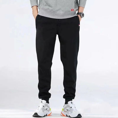 Men's Fleece-Lined Winter Sweatpants – Warm Lambswool Joggers