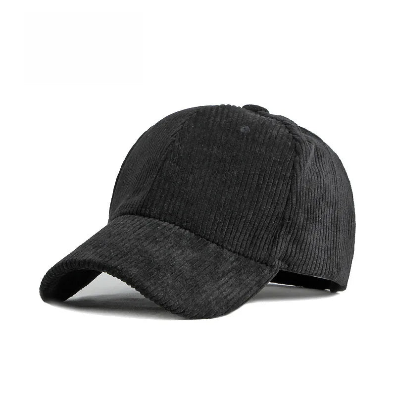 Unisex Adjustable Baseball Cap – Solid Retro Snapback Hat for Men & Women