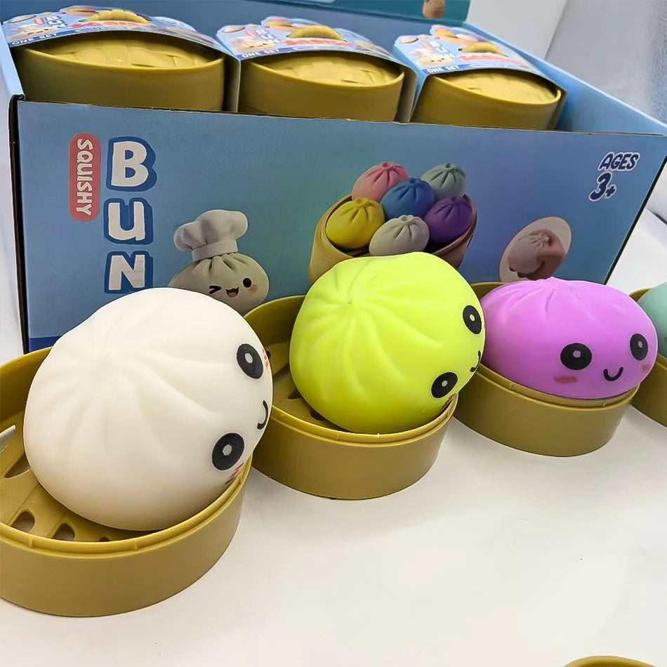 Dumpling Squishy Blind Box – Stress Relief Toy
