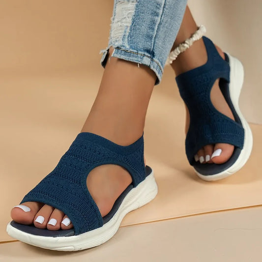 Women's Mesh Platform Sandals – Comfortable Open Toe Summer Shoes