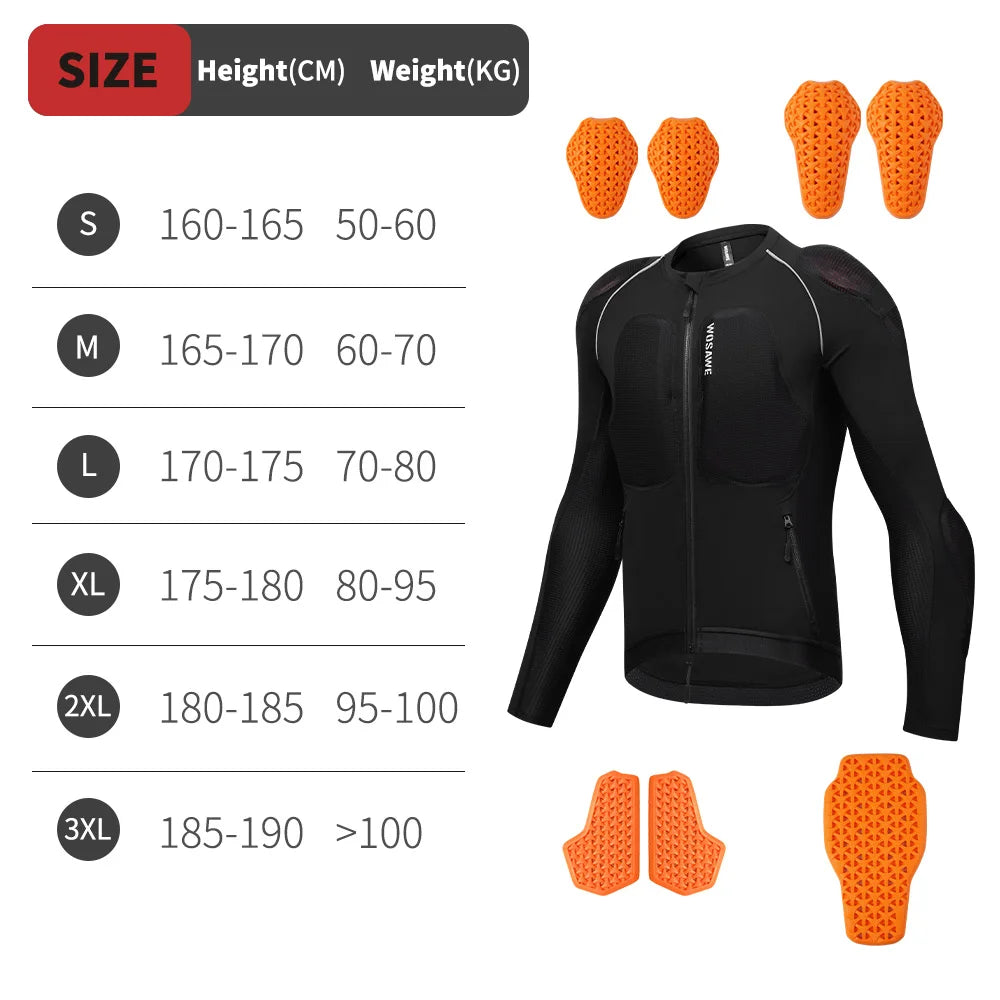 WOSAWE Men's Motorcycle Jacket – Lightweight Motorbike Riding Coat