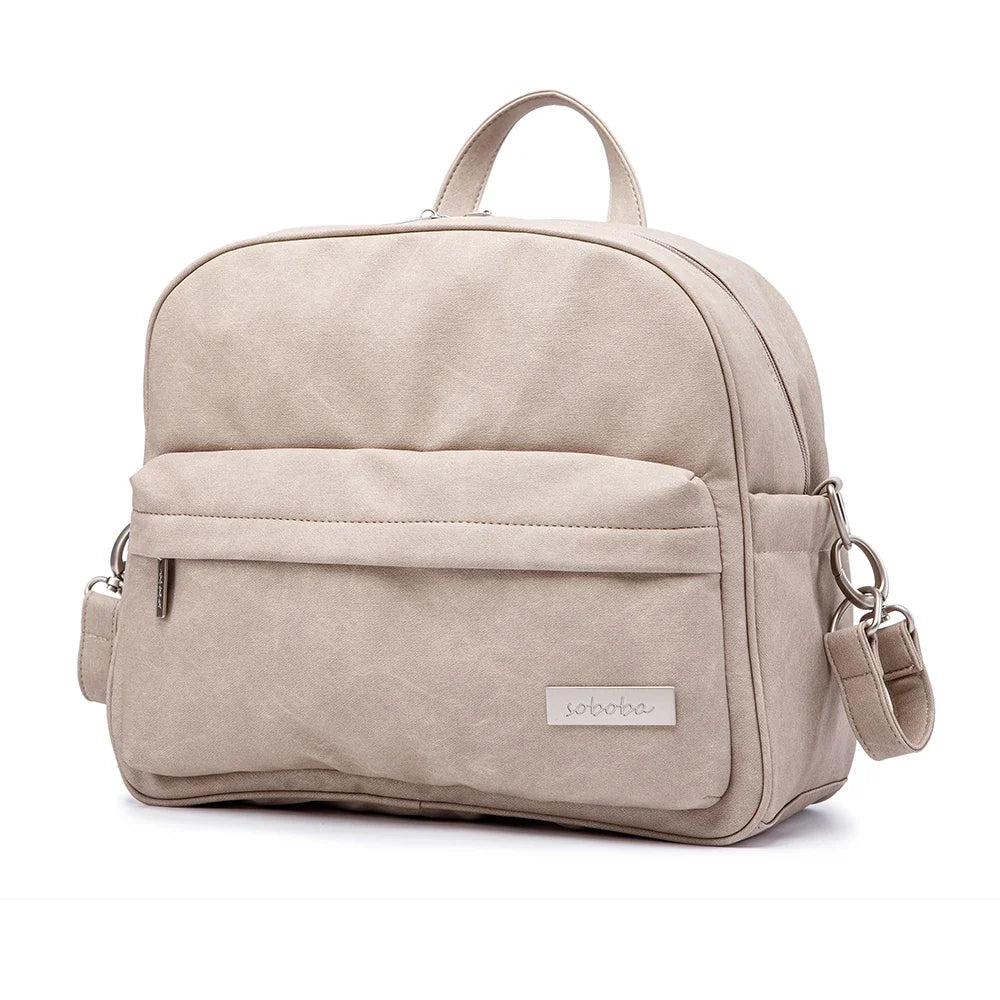 Soboba Waterproof Diaper Backpack – Stylish Multi-Function Nappy Changing Bag