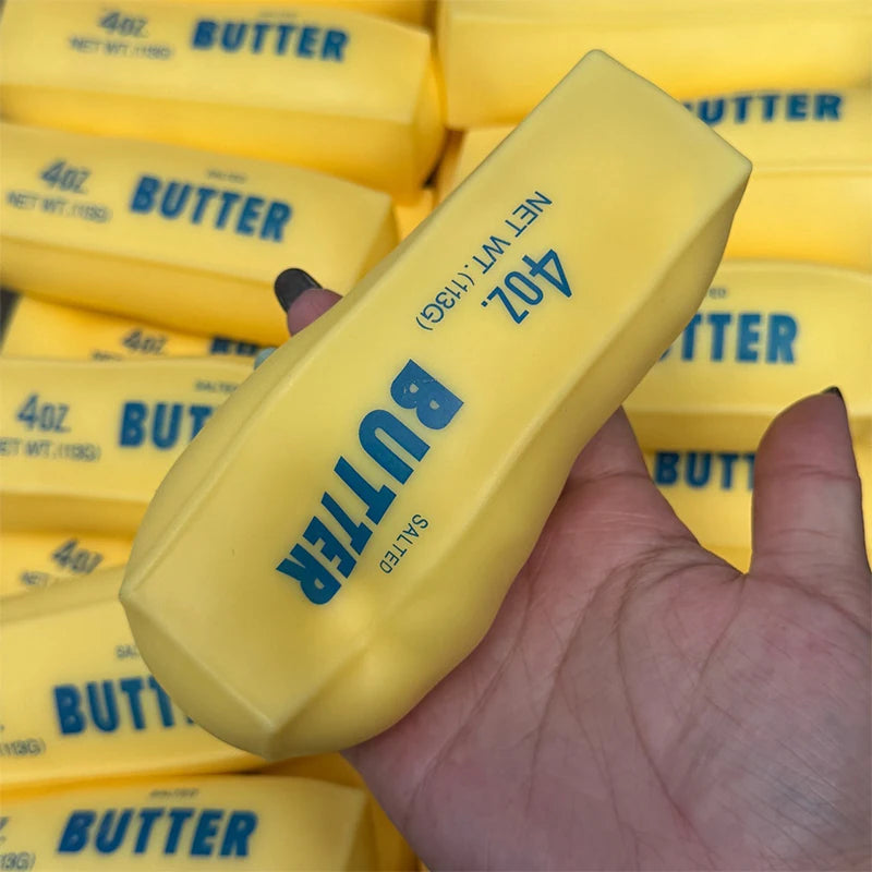 Crunchy Butter Stick Squishy Fidget Toy – ASMR Stress Relief