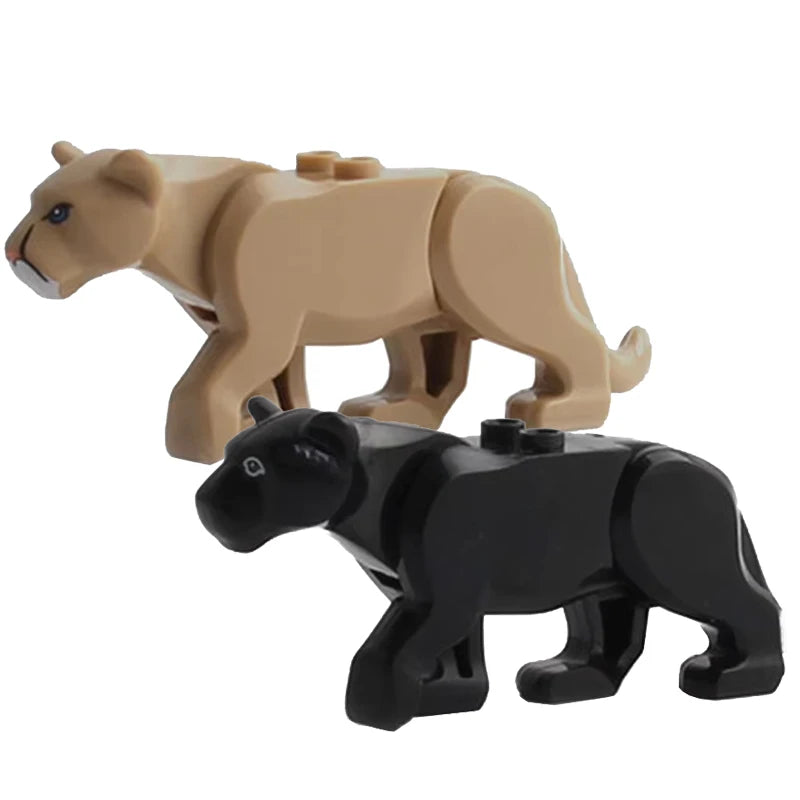 Animal Building Block Mini Figures – MOC Zoo & Farm Creatures Set for Kids