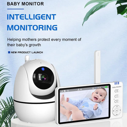 5-Inch Video Baby Monitor with Night Vision & Two-Way Audio