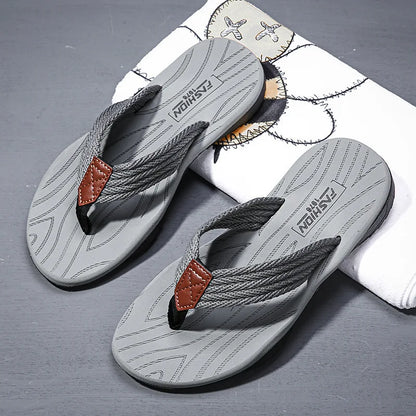 Men's Flip Flops – Breathable Summer Beach Slippers