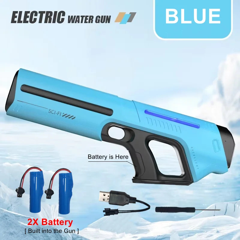 Electric Water Gun for Adults – Powerful Automatic Squirt Blaster