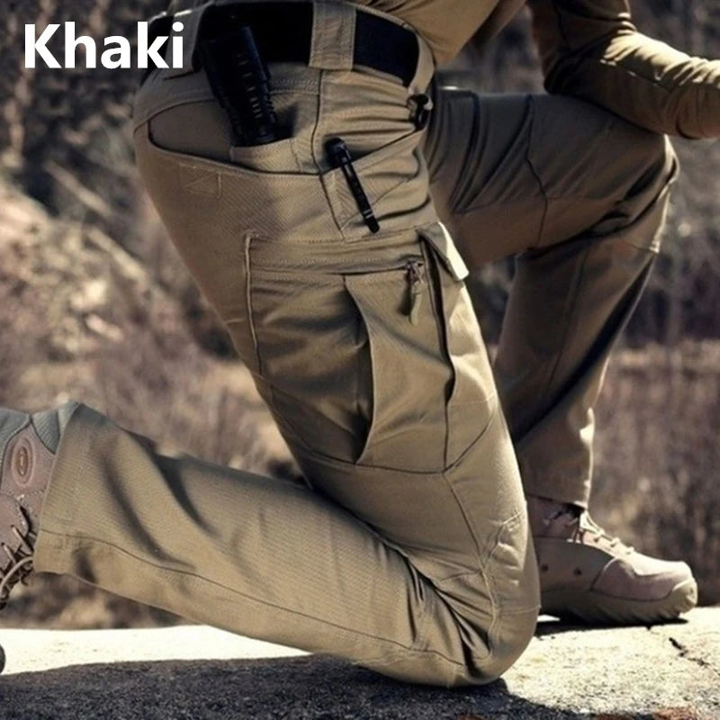 Men's Tactical Cargo Pants – Waterproof Outdoor Hiking Trousers