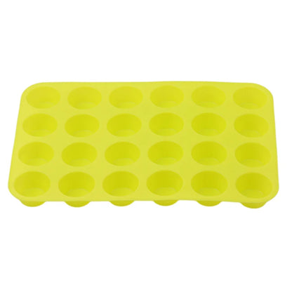 24-Cup Silicone Muffin Pan – Mini Cupcake & Baking Mold